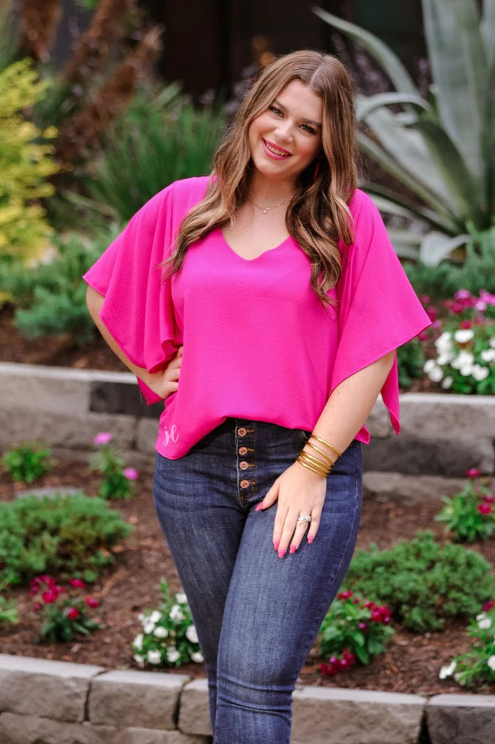 Brittany Flutter Sleeve Top