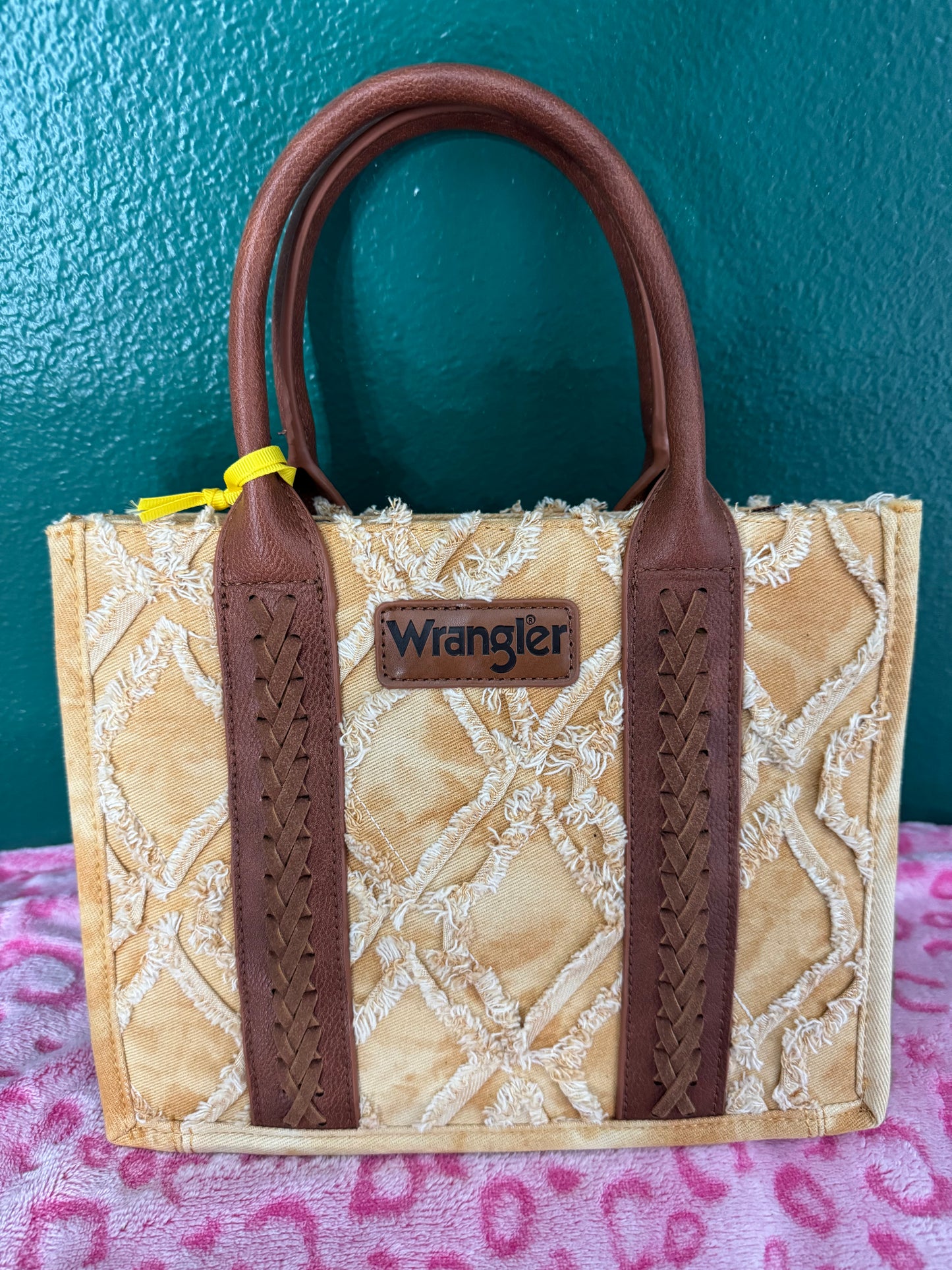 Wrangler Aztec Southwestern Pattern Canvas Tote