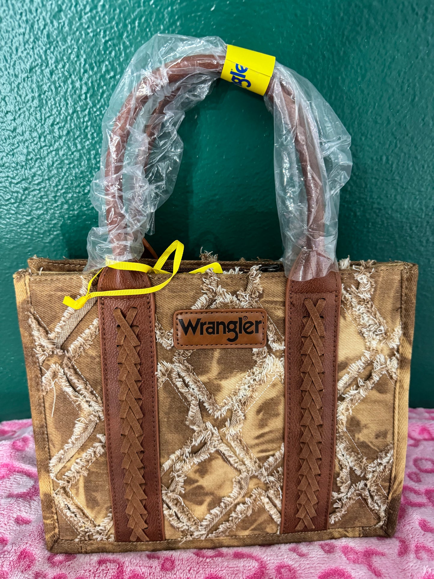 Wrangler Aztec Southwestern Pattern Canvas Tote