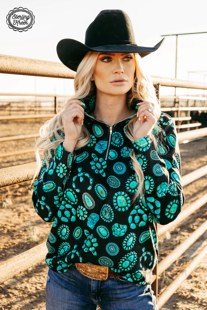 Navajo Blossom Pullover